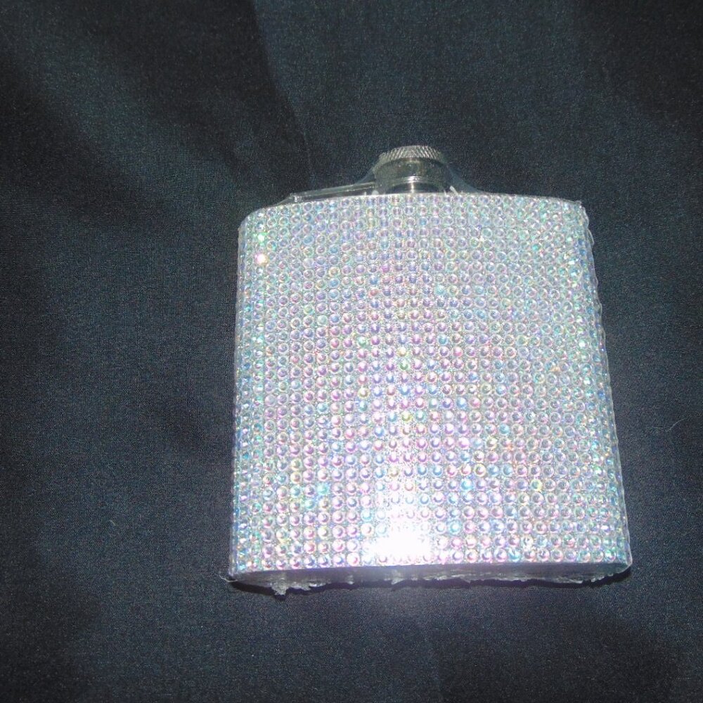 Brand new Rhinestone flask 6 oz